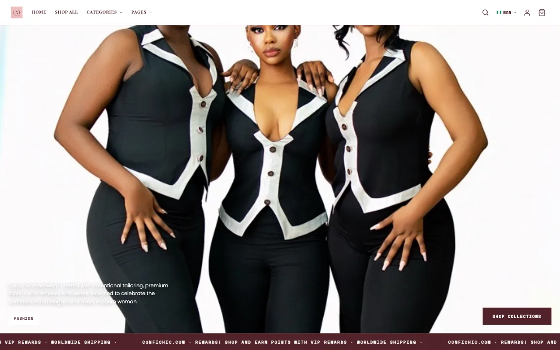 ConfiChic, an online store built on GOB